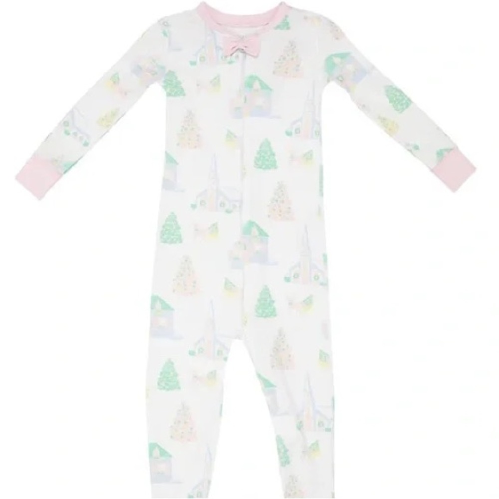 Beaufort Bonnet EUC Night Nights Pastel Christmas 3-6 months